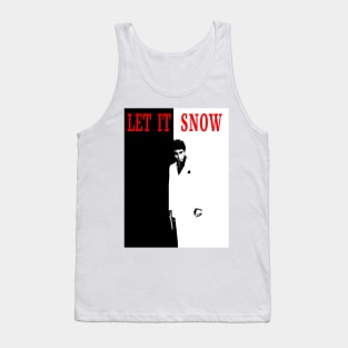 Let It Snow Scarface Movie Poster Holiday Tank Top